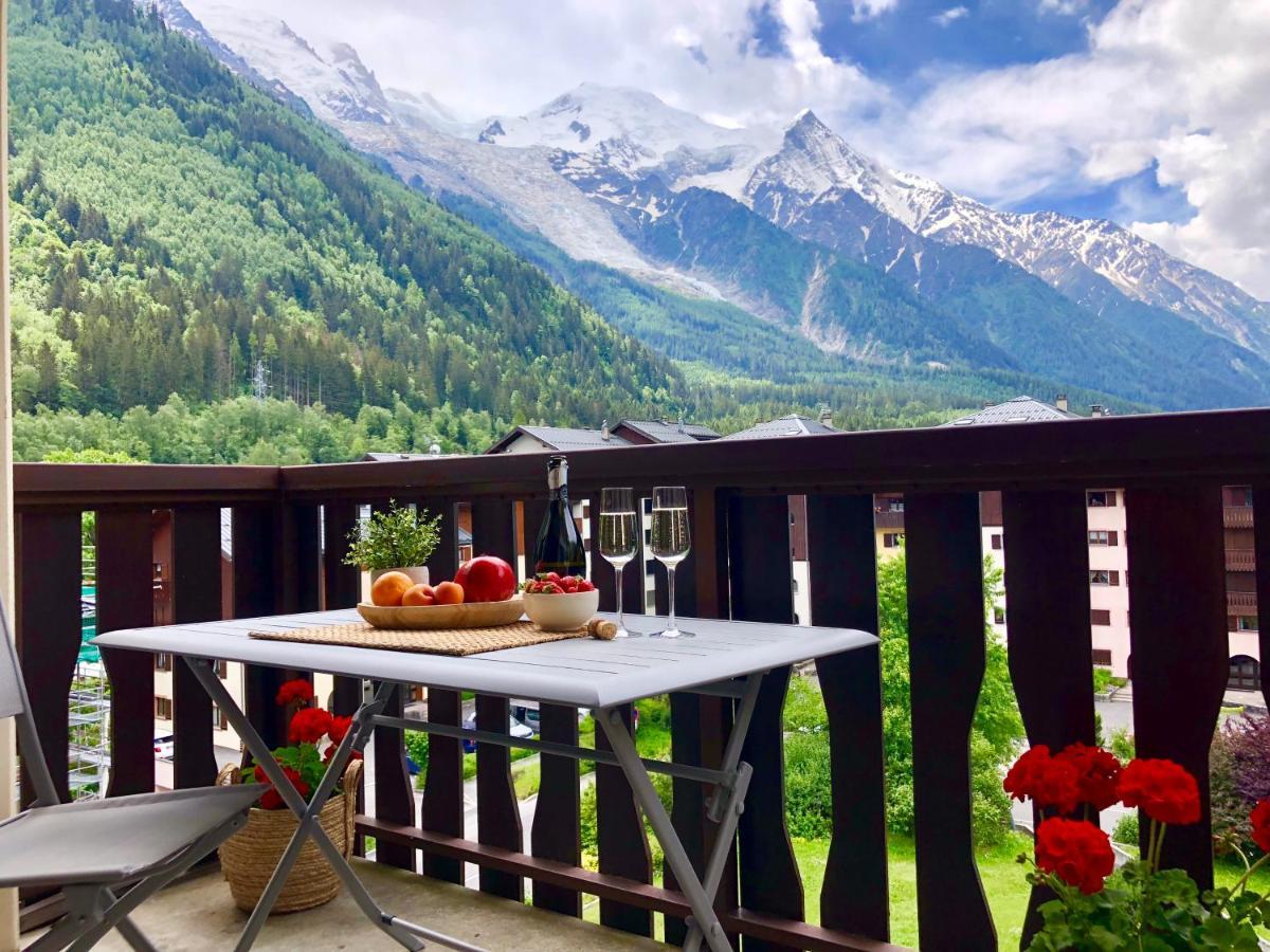 Апартаменты Mont Blanc 43, Vue Mont Blanc , Balcon, Parking Шамони Экстерьер фото